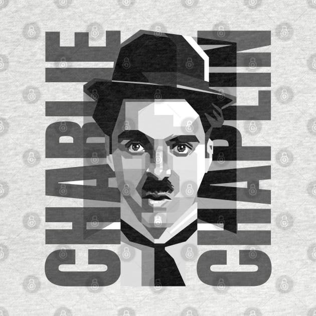 Charlie Chaplin Vintage Pop Art by Laksana Ardie Store
